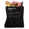 Funny Grandfather Definition Design - Biggie G Tote Bag