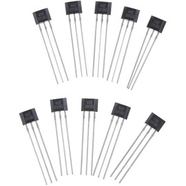 10Pcs Black Hall Element 49E Oh49E Ss49E Linear Sensor Hall Sensor Hall Effect Sensors