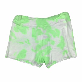 Sundry Green White Tie Dye Shorts Athletic Swimsuit Cover Beach Drawstring S / 1
