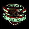 1-6 Cavalry Crusader PVC Glow Patch - With Hook and