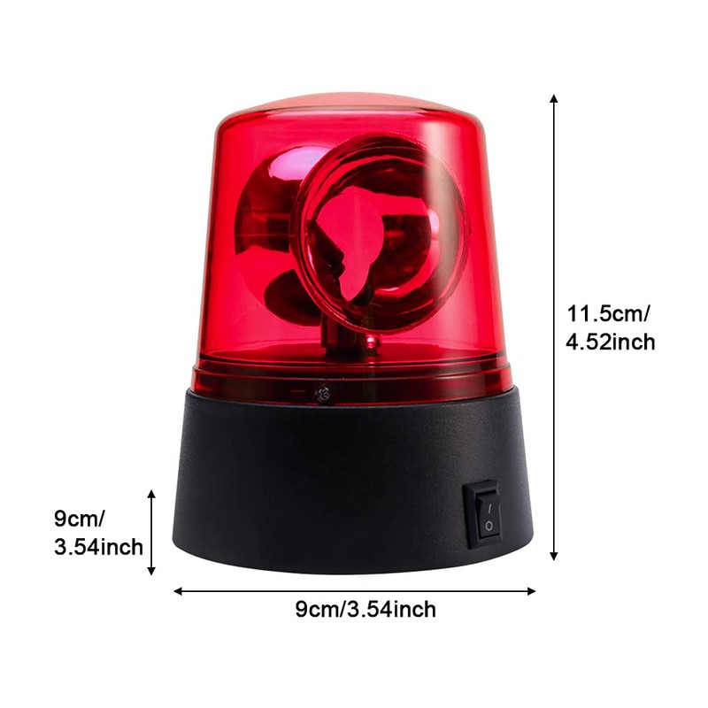 LED 360 Rotating DJ Flashing Stage Effect Battery Powered Strobe