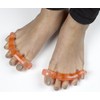 Bodytec Wellbeing Yoga Toe stretchers/spreaders (Red)