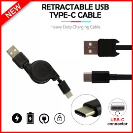 Universal, For Xiaomi B2G1 USB Type-C Retract Charger Cable for Xiaomi Redmi Note 10/10s/ 10 Pro / 11s