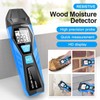 Handheld Moisture Meter LCD Display Digital Moisture Tester for Wood