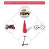 SINGARO 45mm Spiked Aluminum Stem Valve Caps,4PCS Dustproof Tire Wheel