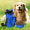 Takfox Dog Travel Water Bottle & 2 Collapsible Dog Bowls,