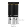 Astronomical Telescope Eyepiece 1.25in 66 Degrees 9mm Wide Angle Eyepiece