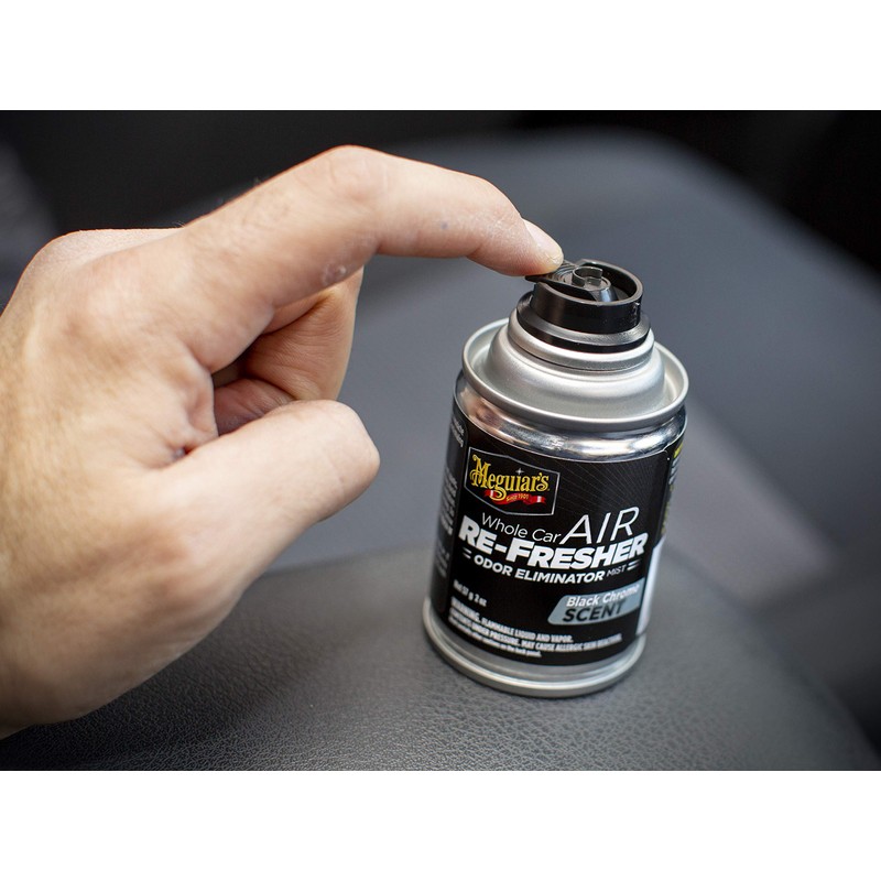 Meguiar's Whole Car Air Refreshener - Odour Eliminator 57g, Black