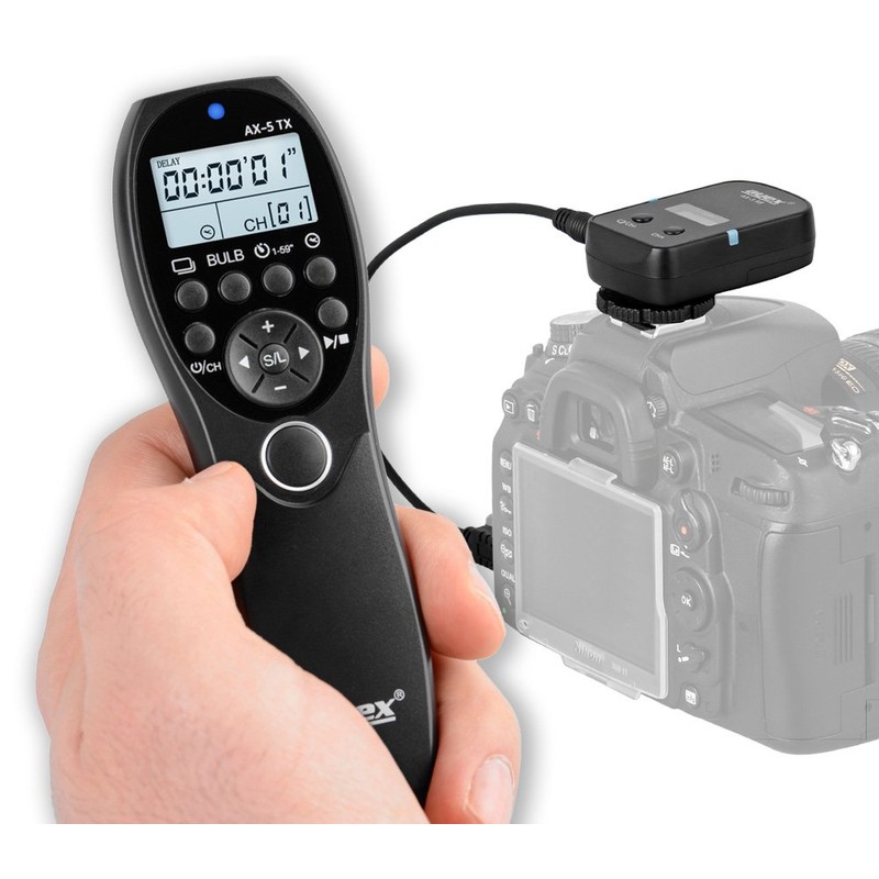 ayex AX-5 (L1) - Timer Wireless Remote Shutter Release -
