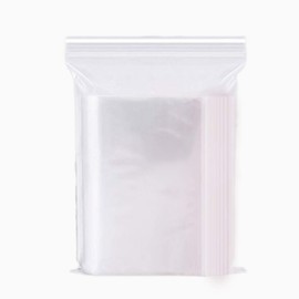 BHAHAI 200 PCS Resealable Plastic Bags, 8X12CM Sealed Storage Pouches Grip Seal Bag Small Clear Plastic Bags Reusable Press Seal Bags Clear Ziplock Bags for Food Storage Kitchen Office Jewellery