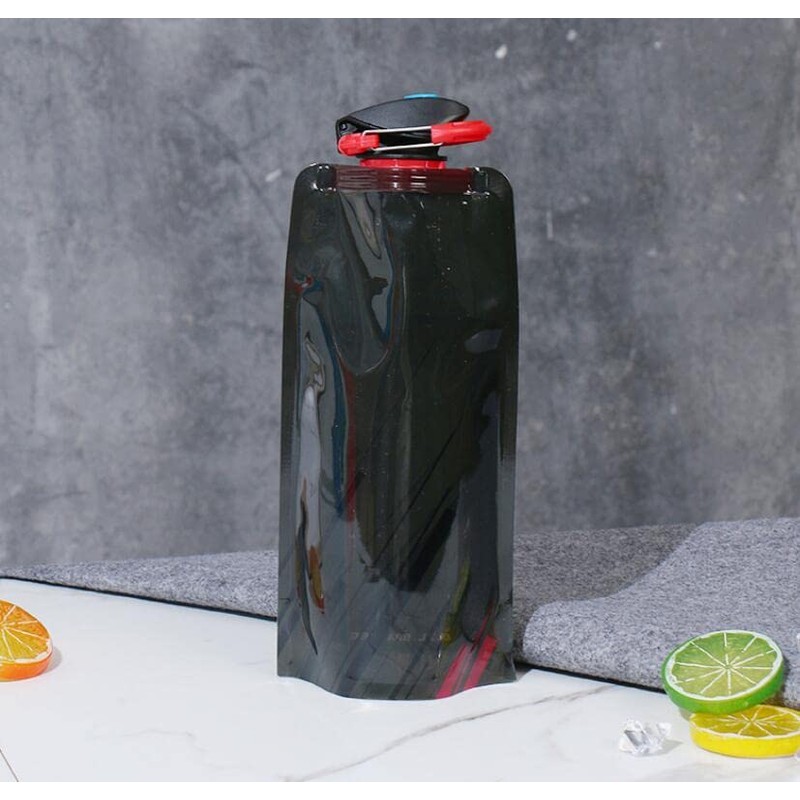 Voarge Pack of 3 Foldable Water Bottles, 700 ml Water