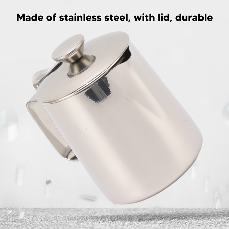 Stainless Steel Milk Frothing Pitcher Cappuccino Pitcher Coffee Foam Container