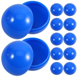 jojofuny Pack of 50 Lottery Balls Balls for Opening Filling Colourful Bingo Balls Replacement 3 cm Separable Plastic Balls Empty Round Capsules Lotto Balls Table Tennis Balls Gamble Game