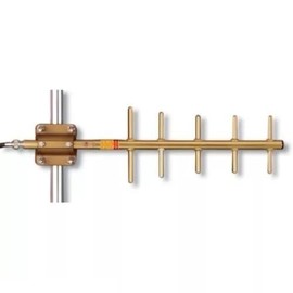 Tram-Browning Repeater Base Directional Antenna Yagi UHF 450-470 MHz 5 Elements 9.2dBd BR6355, Gold