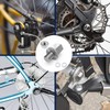Bicycle Hub Hitch Adapter, Bicycle Axle Adapter for Thrust Axle,
