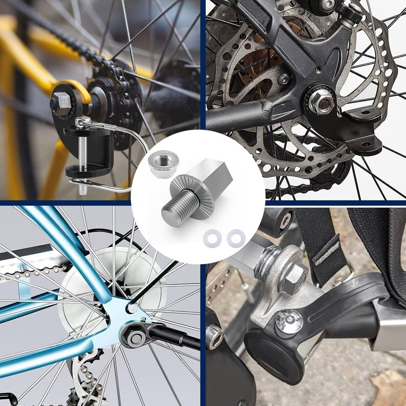 Bicycle Hub Hitch Adapter, Bicycle Axle Adapter for Thrust Axle,