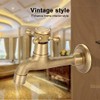 Water Faucet Long Faucet Antique Brass Single Cold Water Tap