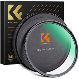 K&F Concept 37mm MC UV Protection Filter Shockproof Tempered Optical Glass with 28 Multi-Layer Coatings HD/Waterproof/Scratch Resistant for Camera Lens (Nano-X Series)
