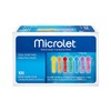 Microlet Colored Lancets 100 Each (Pack of 2)