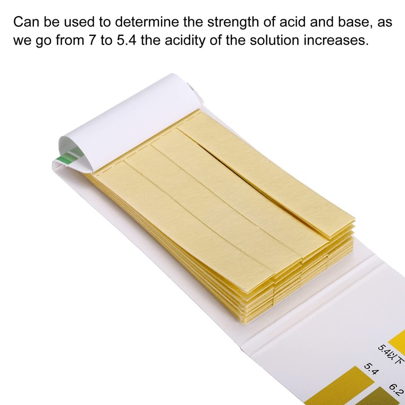 PATIKIL PH Test Strips 5.4-7.0, 4 Pack 320 Indicator Papers