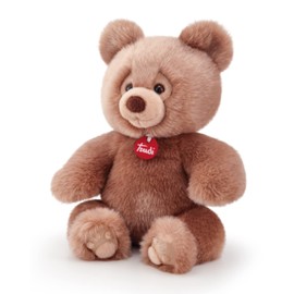 Trudi 25626 Klassik Plüschtier Teddy Bär Brando ca. 27 cm, Größe M, hochwertiges Stofftier mit weichen Materialien, Plüschfigur mit realistischen Details, waschbar, Kuscheltier für Kinder, Braun