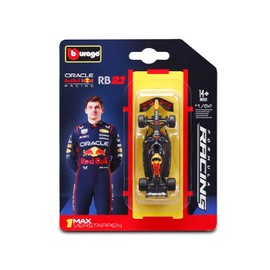 Bburago 1:64 Scale Race Formula Red Bull RB21 (2025) Diecast Vehicle, Verstappen #1