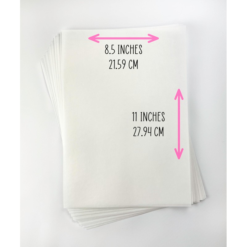 Wafer Paper Flexible Edible Printer Sheets 12 Pack 0.4mm White