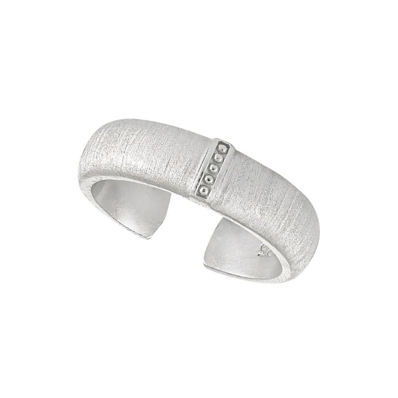 NicoWerk SRI1111 Women's Ring 925 Silver Adjustable 925 Silver Brushed