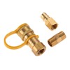 3/8 Inch Natural Gas Quick Connect Fittings Kit, LP Propane