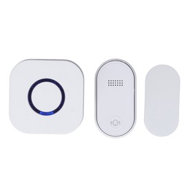 Wireless Caregiver Pager Emergency Nurse Alert System 433MHZ Volume Adjustment Long Range Wireless Doorbell 100‑240V US Plug