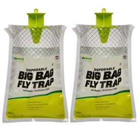 RESCUE! Big Bag Fly Trap - Disposable Outdoor Pest Control