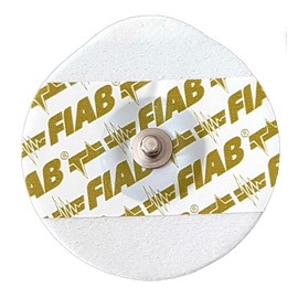 Fiab - 1 Pack of 50 Universal Single Use Oval Foam ECG Electrodes 48x50mm Adult