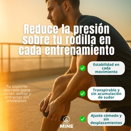 SEVEN MINE Rodillera Deportiva Rotuliana con Iones de Plata y Almohadilla de Silicona (1 Pza Talla Universal) | Banda de Compresión con Ajuste Bidireccional (Rosa)