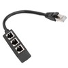 RJ45 Ethernet Adapter Cable Extension Function 1 to 3 Port