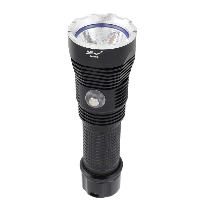 Diving Flashlight LED IPX8 Waterproof Infinitely Dimmable 100M 3000LM White