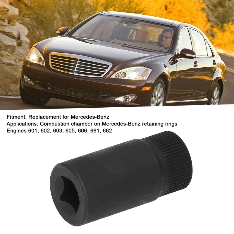 Black Spline Socket 58 Teeth 1/2in Drive Sleeve Tools Replacement