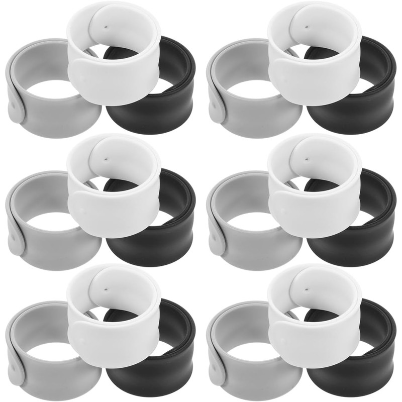 18 Pzas Bandas De Silicona Para Organizar Cables Y Sujetar