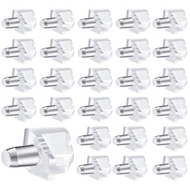 Shelf Support 5mm/0.19in Stud Pegs Plugs 60Pcs Metal Kitchen Shelf Supports Bracket Pins for Glass Shelve Wardrobe Cabinet