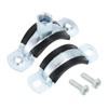 sourcing map 6 Pcs Adjustable Pipe Bracket Clamp, 1-1/4"(32mm) Wall