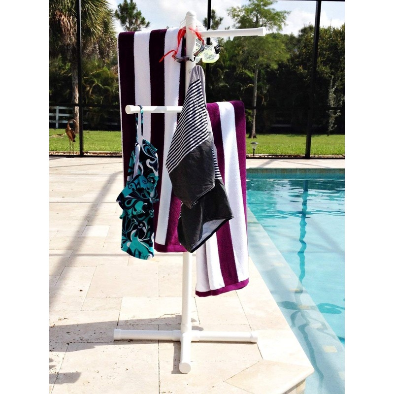 Pool & Spa Towel Rack Premium Extra Tall Towel Tree
