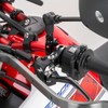 ディーアールシー(DRC) ミラーホルダー 取付けネジ穴10mm ステンボルト採用 ミラー取付け アルミ削り出し ブラック D41-06-101 ダートフリーク DIRTFREAK