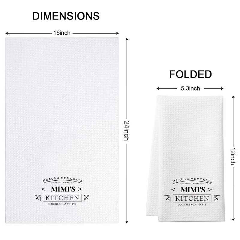 WCGXKO Mimi Gift Mimi Kitchen Towel Dish Towel for Mimi