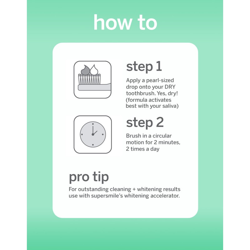 Supersmile Extra White Triple Mint Whitening Toothpaste Pump – Professional