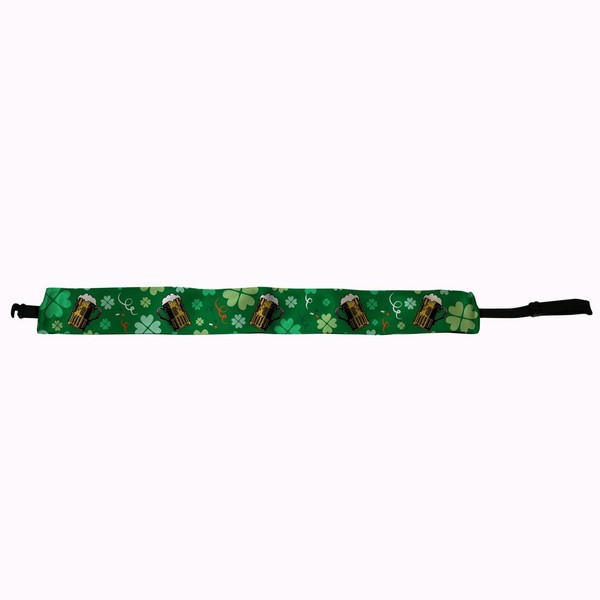 VictoryStore Apparel, St. Patrick's Day Headband, Beer Shamrocks and Confetti, 1.5 Inches wide x 14.5 Inches Long