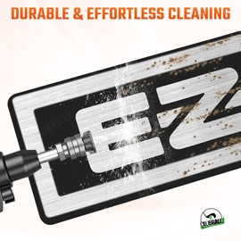 CLUBRALLY EZGO Name Plate, EZGO TXT Front Emblem for 1994-2010 Gas & Electric Golf Carts, OEM#71037G01 (Silver)