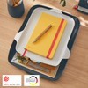 Leitz A4 Letter Tray With Desk Organiser, Cosy Range, Velvet