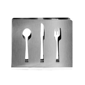 Moven | Servilleteros para mesa CUBIERTOS | Servilletero acero inoxidable | Porta Servilletas| 1 pza