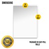 Commander 13 Gallon 0.78 MIL White Plastic Trash Bags Unscented