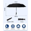 UVANTI Compact Travel Umbrella, Folding Small Mini Windproof Umbrella, Lightweight