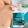 Ácido Alfa Lipoico 600 Por Porción 120 Cápsulas Saisa Herbal